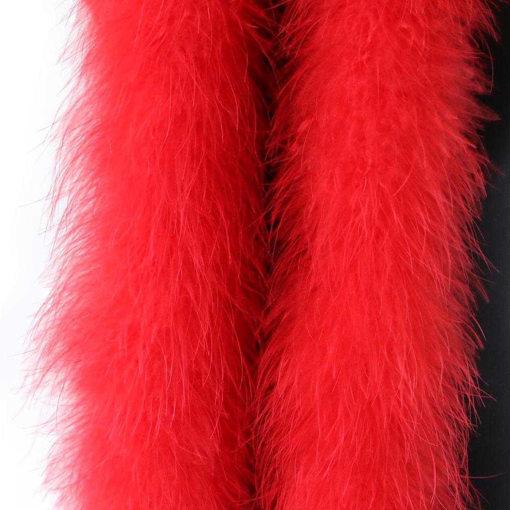 2M Fluffy Marabou Feather Boa For Crafts Wedding Party Costume Stage Decoration Fuzzy Feathers Boas Trim Stripe Diy Plume 50Gram