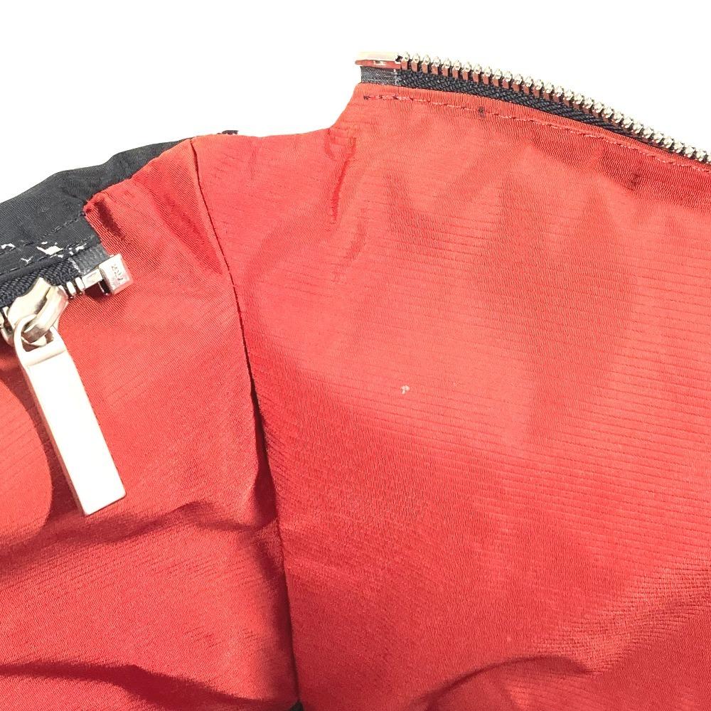 CHANEL Old travel line Pet Bag Bag Dog Doggie Shoulder Bag Nylon Black