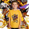 Digimon Koromon Evolution Anime Print Soft Cotton Boys Girls Casual T Shirt Kids Summer Short Sleeve Top