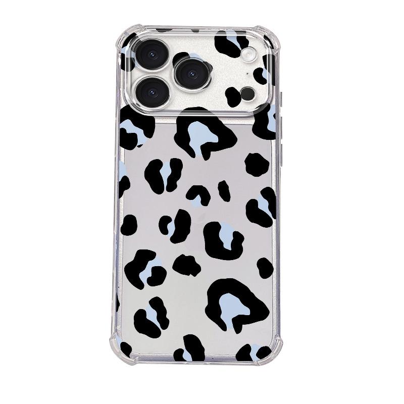 Mobile phone case list Leopard print is suitable for iPhone17pm transparent protective case Apple 16 simple 15 personalized mobile phone case