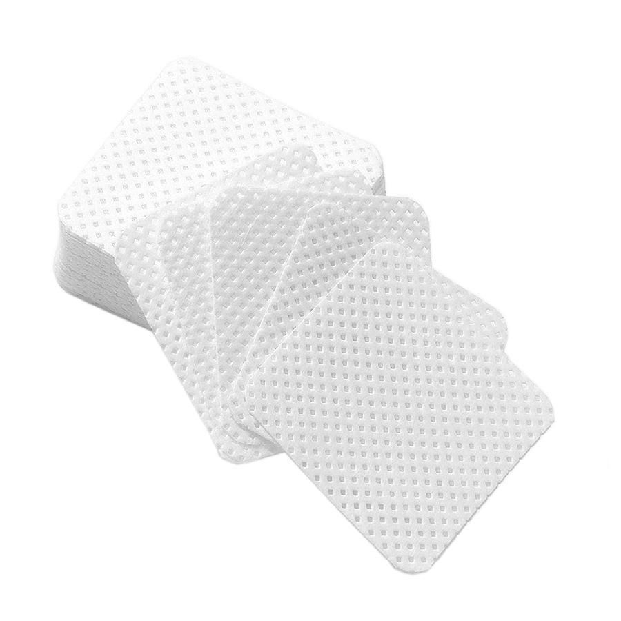 300Pcs Eyelash Glue Remover Cotton Wipes, Lint-Free Cleaning Cotton Pads, Makeup tools