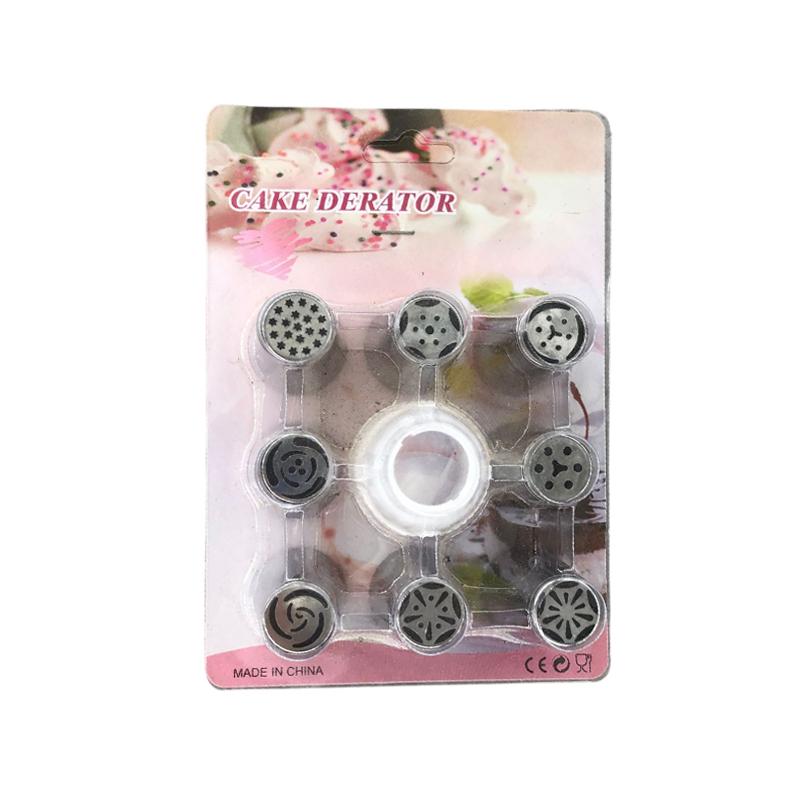 Large Pastry Tips Set Russian Baking Nozzles Cookie Decorating Tools with Rose Head And Mouth for Cake Decoration