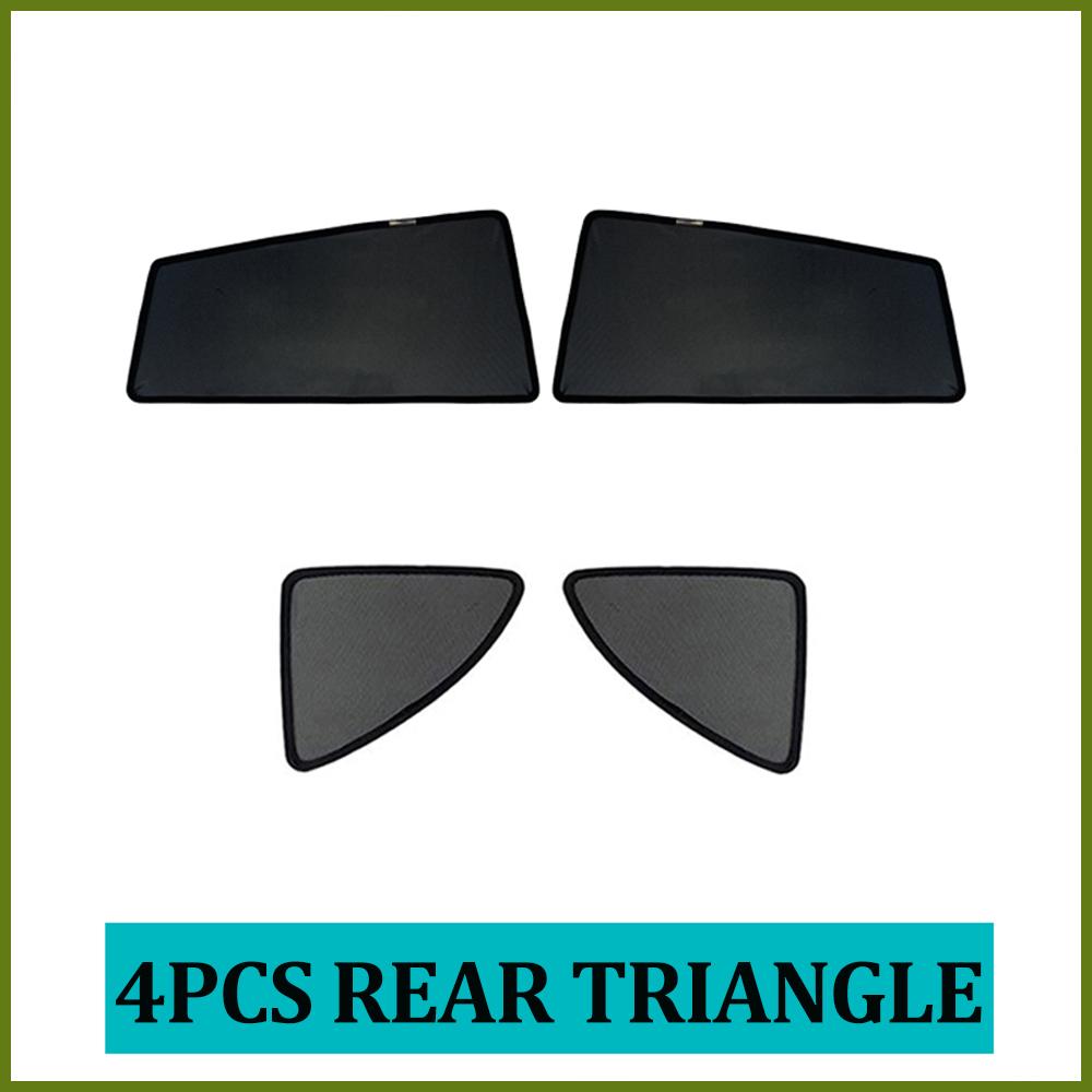 Magnetic Car Side Window Sunshades For Toyota RAV4 XA40 (2014-2019) For Rear Passenger Privacy Auto Window Sun Protection SHADESWindshield Sunshades