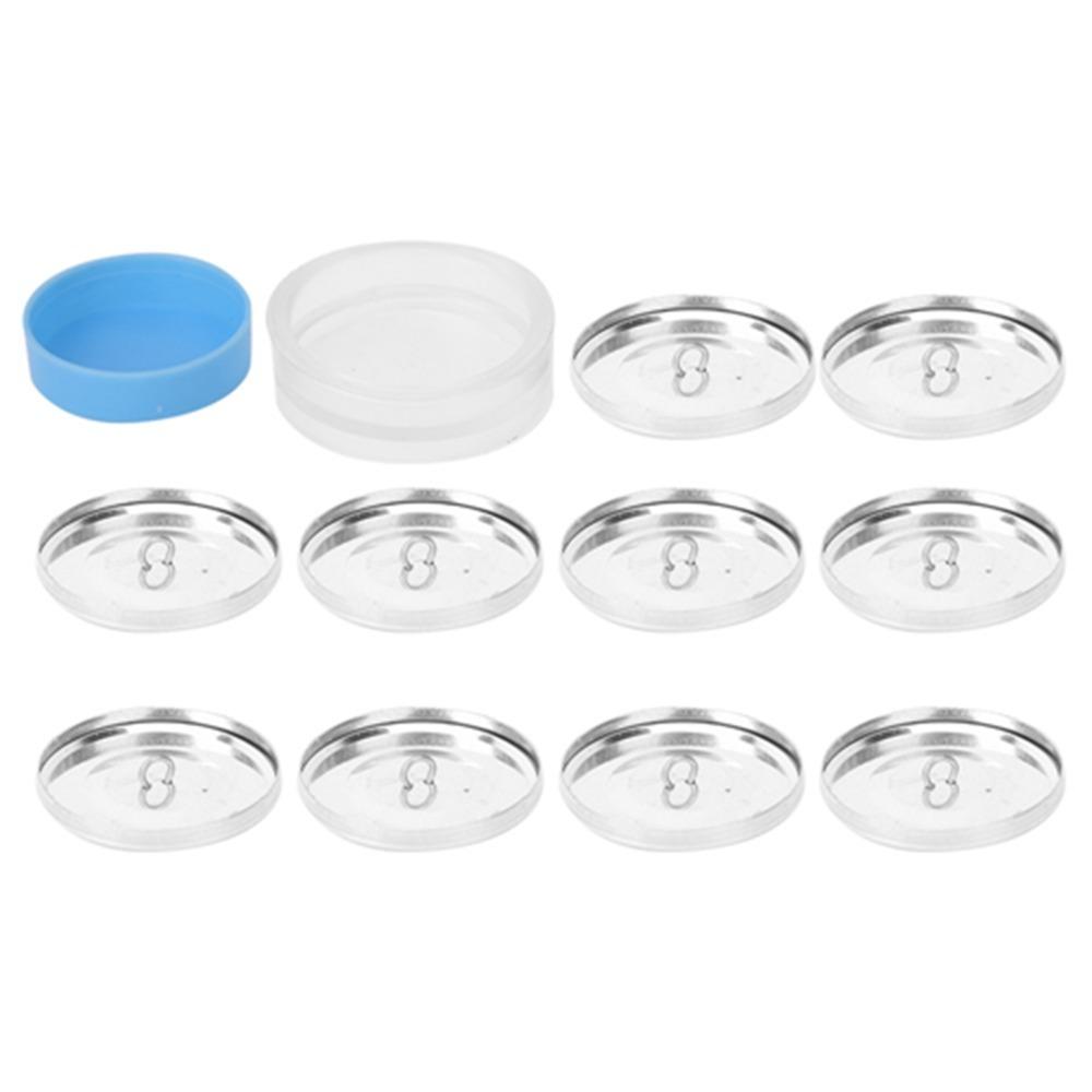 Handmade Round Base Cover Button Kit Solid Fabric Flat Back Buckle Making Tools Cloth Covered Buckle Base DIY Crafts