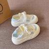 In Summer, One Pedal and Two Canvas Shoes for Children, New Thick-soled Little White Shoes, Thin Breathable Bread Women