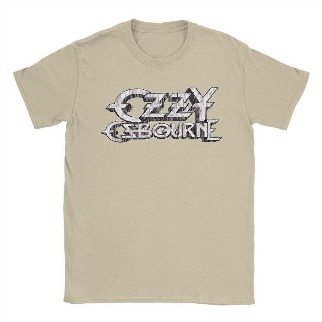 Ozzy Osbourne T-Shirt Men  Funny Cotton Tees Round Neck Short Sleeve T Shirt Printing Tops