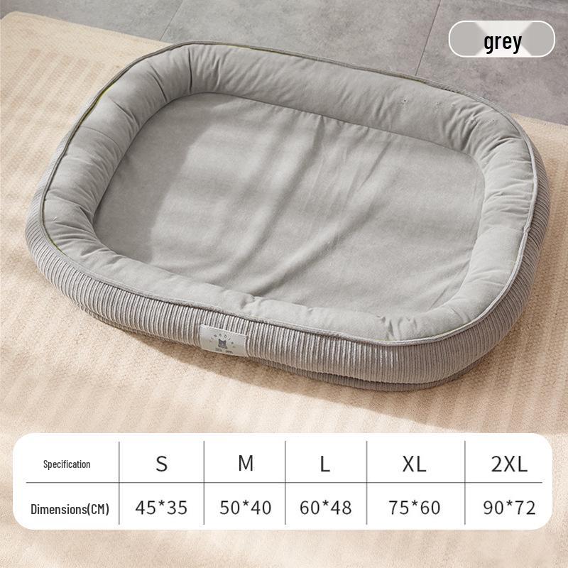 Year-Round Removable & Washable Dog Bed - Cozy Winter Warmth, Perfect for Small & Medium Dogs and Cats