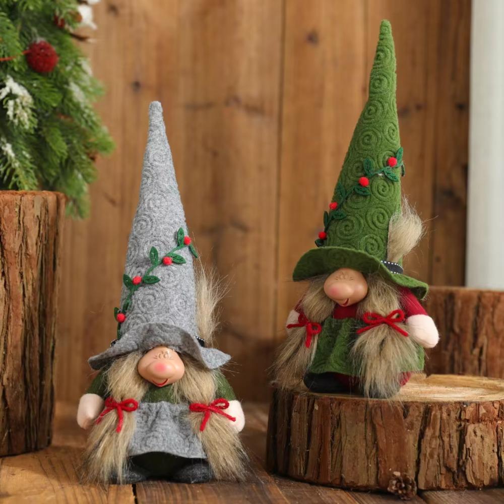 Creative Gnome Long Hat Witch Decorated Beautiful Forest Man Doll  Family Party