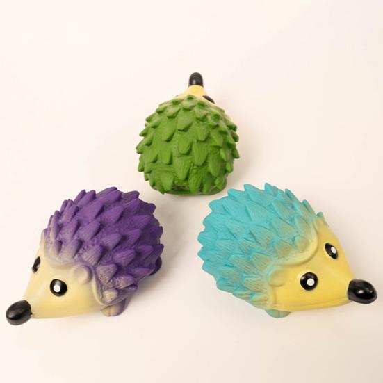 Dog Chew Toy Bite Soft Cartoon Resistant Creative Pet Dog Hedgehog Shape Teeth Grinding Toy