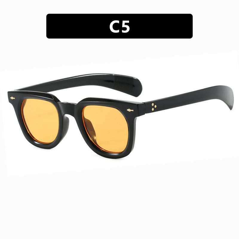Rice Nail 2025 Retro European American UV Protection Sunglasses - High-End Street Style