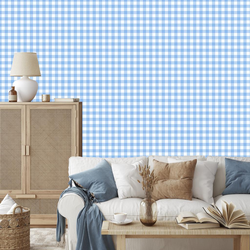 Wallpaper Fabric Pattern Azure, Azure Mountain for Living Room and Bedroom 50x1000