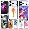 Gymnastics Oil Painting Soft Phone Case for iPhone 17 Air 16 15 11 12 14 13 Pro Max Shockproof Cover