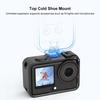 PULUZ Plastic Expansion Frame For DJI Osmo Action 6, Action6 Camera Cage Cold Shoe Vertical-Horizontal Adapter Mount