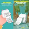 Mini Portable Thermal Printer Lightweight Wireless Photo Label Memo Wrong Question Printing USB Cable Printer