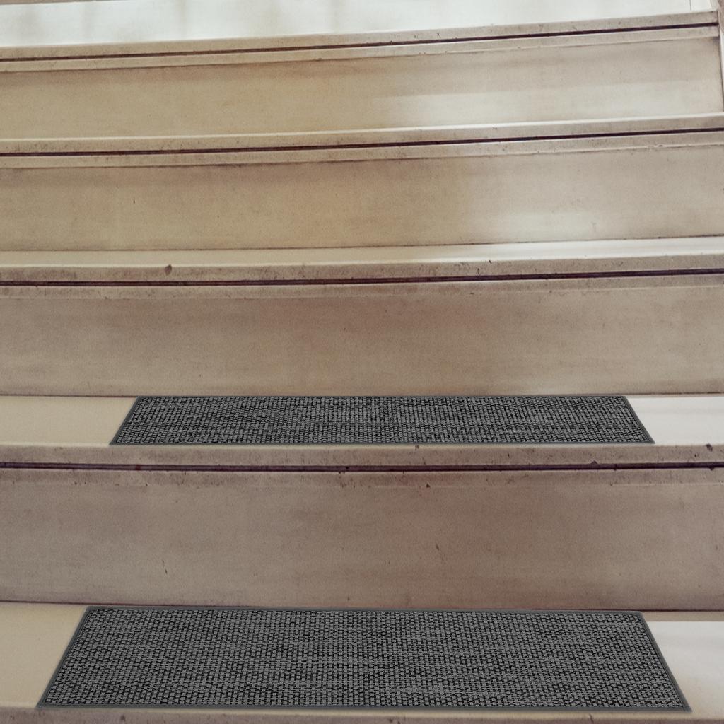 5Pcs Stair Treads Non-Slip Self-Adhesive Step Covers for Indoor Steps Anti-Skid Floor Protection Safe for Pets