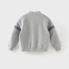 Dave & Bella Jungen College-Stil V-Ausschnitt Baseballjacke