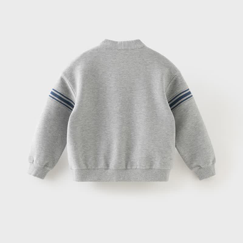 Dave & Bella Jungen College-Stil V-Ausschnitt Baseballjacke
