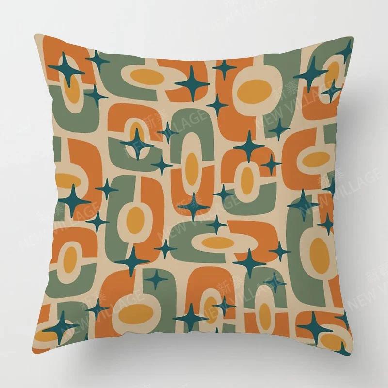 Nordic Fall Home Decor Autumn Throw Pillow Case Sofa Cushion Cover Modern  Geometry