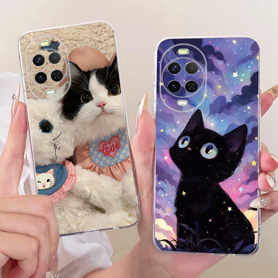 For Huawei Nova 15 Pro Case Nova15 Capa Soft Silicone Cute Cats Cartoons Painted Cover for Huawei Nova 15 Pro Ultra Couqe