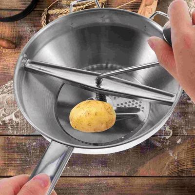 Potato Masher Ricer Press Steel Stainless Garlic Tool Fruit Squeezer Slicer Food Mashed Potatoes Presser Vegetable Vegetables