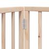 4 Piece Foldable Dog Gate 320 cm Poplar Wood