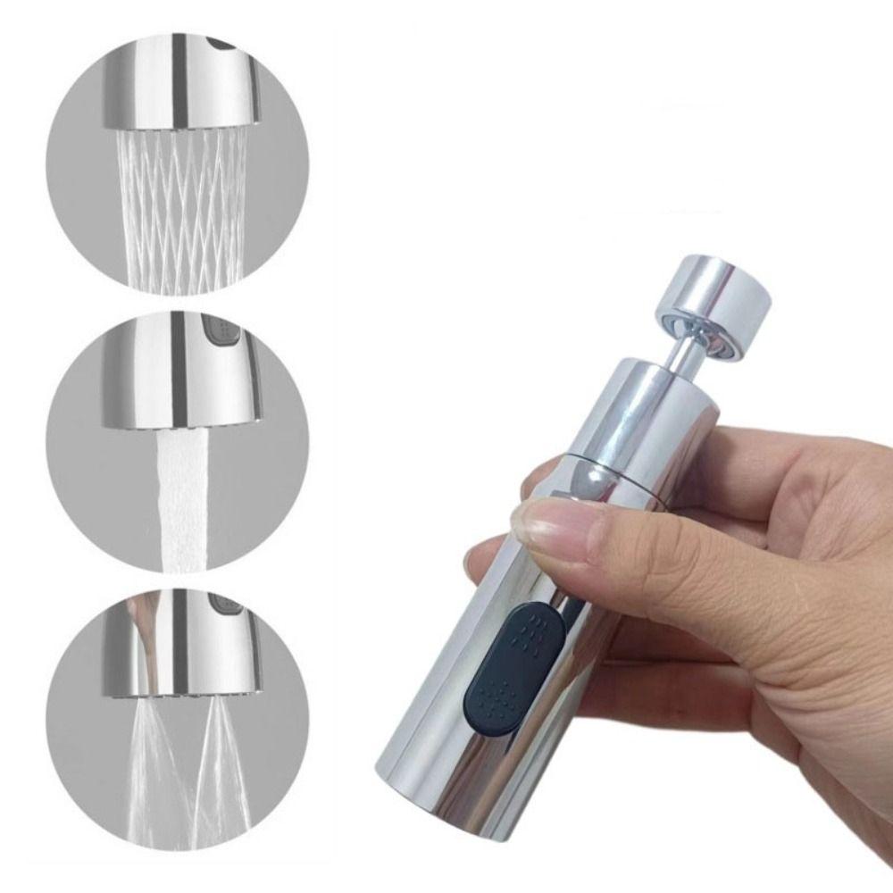 

Удлинитель смесителя Адаптер для смесителя 720 ° Выдвижная распылительная головка 3-функциональная кухня