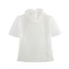 Jnleaog Spring New Arrival Women's Clothing Fashion Style French Fashion Elegant Three-Dimensional Flower Decoration Transparent Shirt