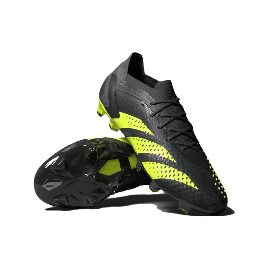 Adidas Predator Accuracy Injection.1 Low FG Crazycharged Pack Unisex Sneakers Black Core-Black Team-Solar-Yellow IG0782