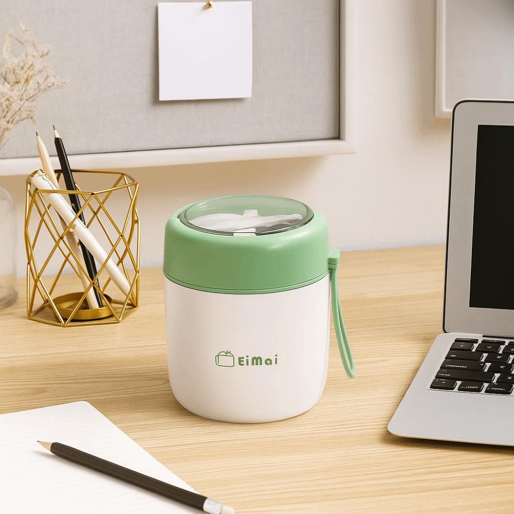 Leak-Proof Breakfast Cup 304 Stainless Steel Thermal Lunch Box Thermal Food Container Office Use