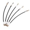 5pcs Fiddle Tail Ropes Professional Nylon Fiddles Gut Cord Replacement  Parts for 4/4 3/4 Stringed Instrument Accessories