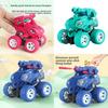 Kids Dinosaur Inertia Dual Projectile Toy Car For Handeye Coordination And Parentchild Interaction