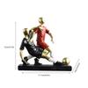 Soccer Team Figurine Resin Football Player Figurine Miniature Football Boys Model Home Art Football Decoration For Wine Cabinet