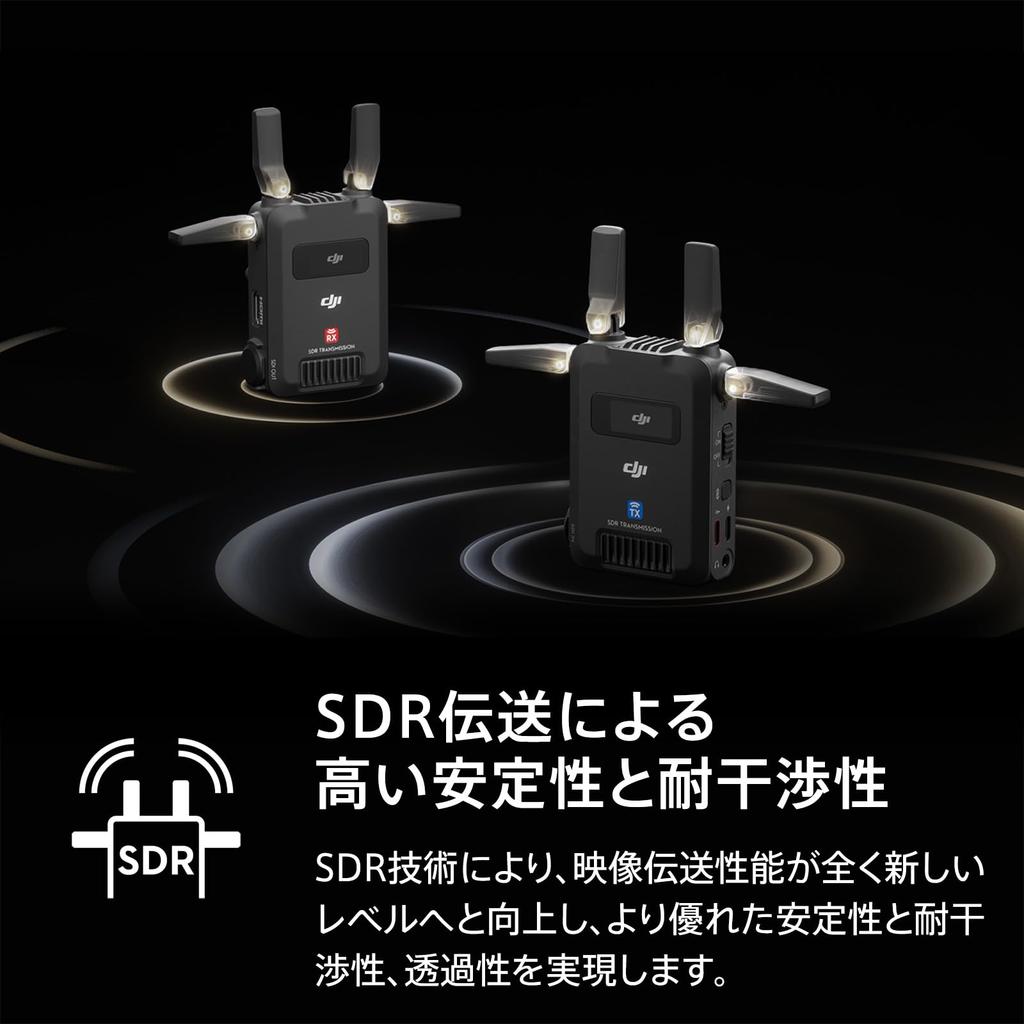 DJI SDR Transmission Receiver 3 Km SDR Wireless Video Transmission RX Only High Stability Transparency High Bit Rate No Limit On the Number of