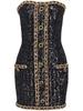 High-End Socialite Spring 2026 Beaded Chain Bandeau Dress