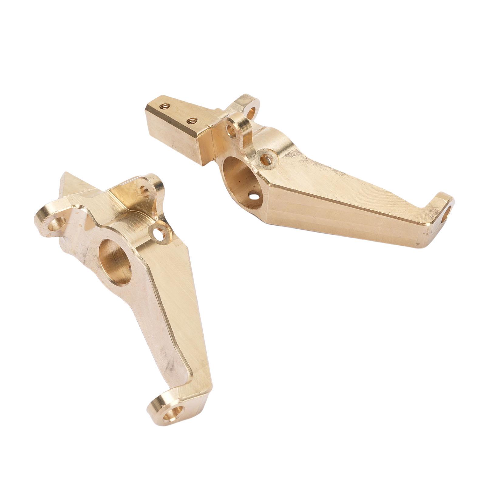

RC Caster Block C Hubs Fit for AXIAL 1 8 RC Car Brass Left Right Steering Caster Mount C Hub Carrier for RC Accessories