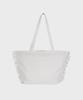 Alki Alka Ruffle Trim Bag (White)