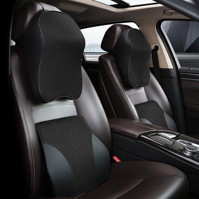 Car Seat Headrest Pad Soft Memory Foam Pillow Headrest Head Neck Rest and Lumbar Back Support Gaming Chair Soft