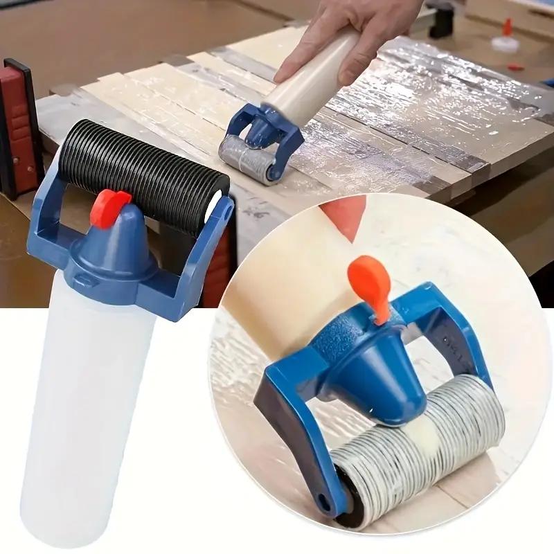 Glue Roller Bottle Set for Woodworking and Crafts, Glue Bottle with Glue Roller, Portable Simple Wood Glue Applicator Set