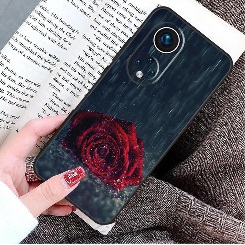 Red Rose Flower Case For Honor Magic 7 5 6 Pro V5 Honor X8b X8a X9b X9c X9a X7a 50 70 90 200 400 Lite Cover