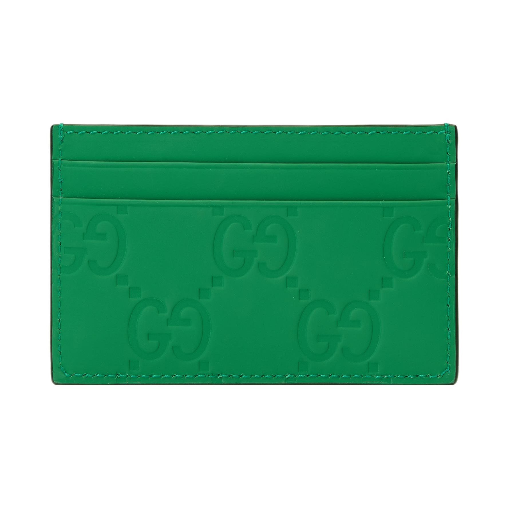 Gucci Double G Logo Leather Card