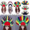 Children's Day Headpiece Fancy Dress Party Headwear New Feather Headdress