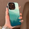 Mountain Misty Forest Phone Case for iPhone 17 17Air 16 15 14 13 12 11 Pro Max Plus Colorful Silver