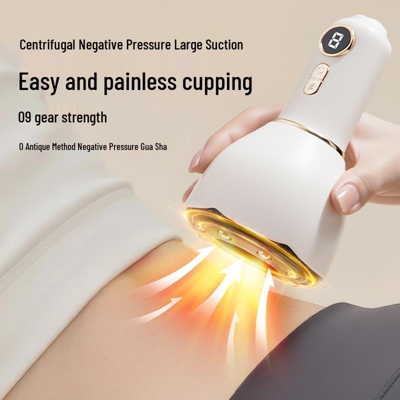 Oakes Electric Gua Sha & Cupping Massager: Meridian Dredging, Dampness Removal, and Vacuum Therapy Device.
