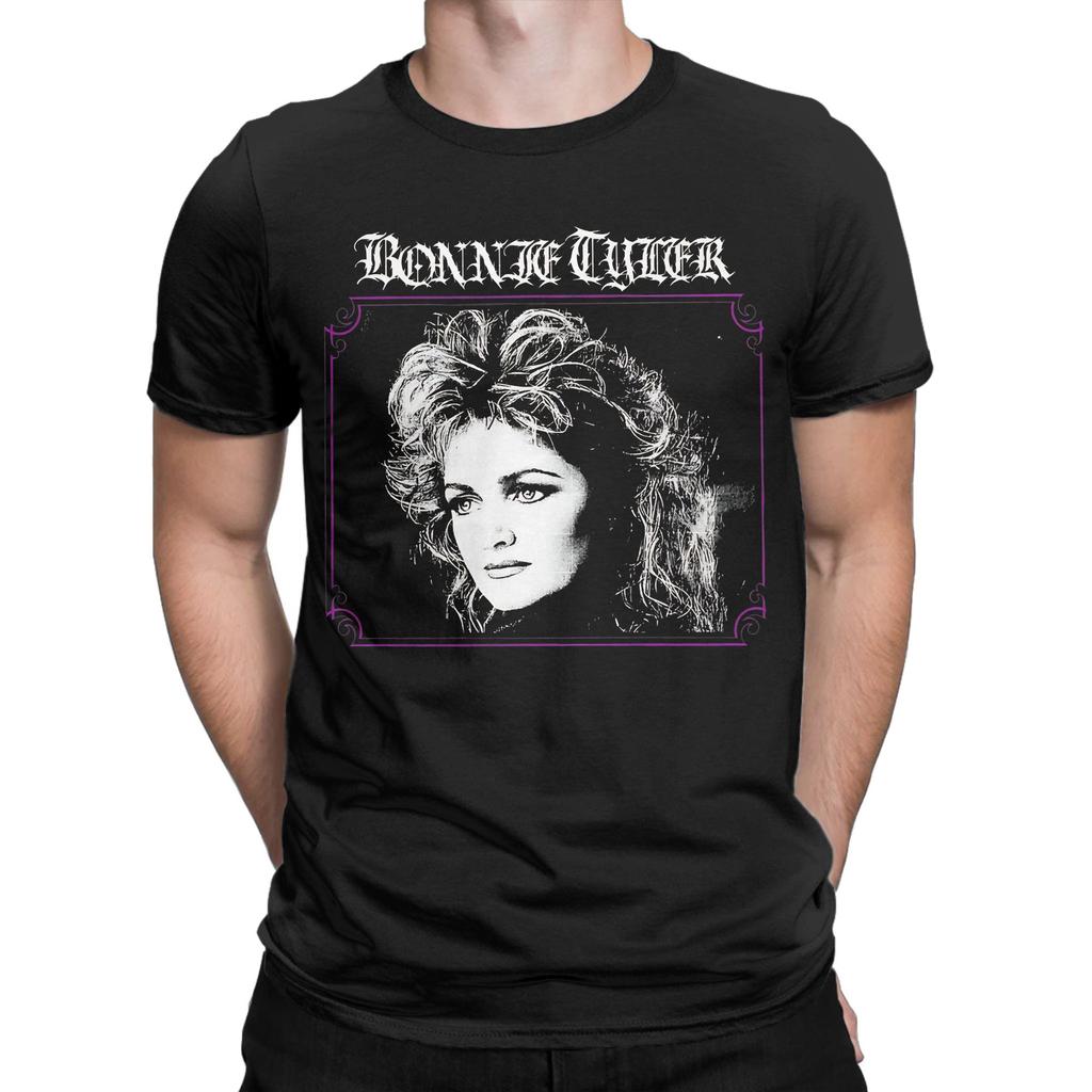Music Bonnie Tyler TShirt Men Women Vintage Cotton Tees O Neck Short Sleeve T Shirt Plus Size Clothes