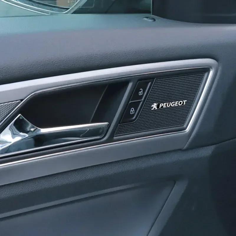 Nuovo Decorazione Audio Auto Emblema Distintivo 3D in Alluminio Adesivo Per Peugeot 308 307 206 208 207 3008 508 407 2008 5008 106 Styling