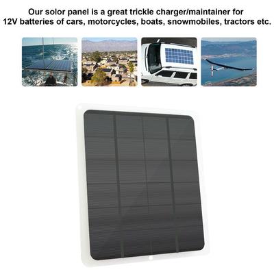 12V Pil Şarjı için 20W Mono Güneş Paneli 12V Su Geçirmez Güneş Pil Damlama Şarj Cihazı ve