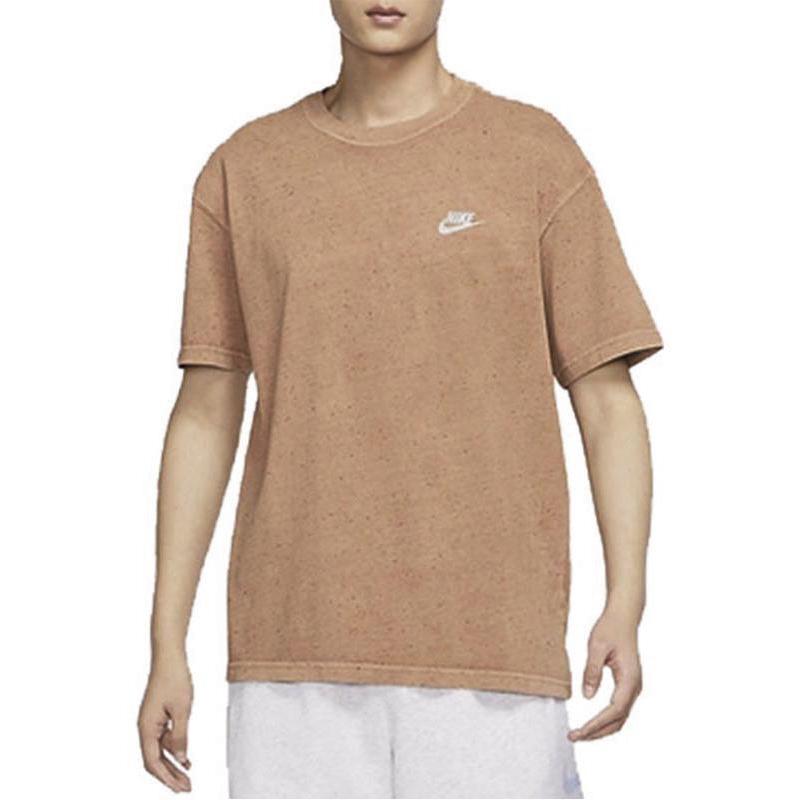 New Nike T Shirts Men's Light Brown DR7828-258