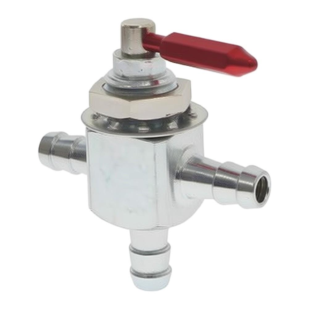 For Dual Tank Systems As Shown 2-Way Fuel Valve Inline Filter Set Metal Construction On-Off-On Switch 14 Inch Barb