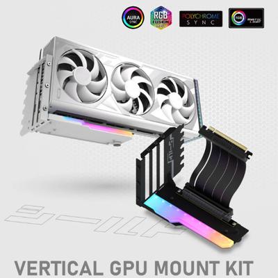 Vertical Graphics Card Holder GPU Support PCI-E 4 16X Riser Expansion Cable Computer Case Chassis Video