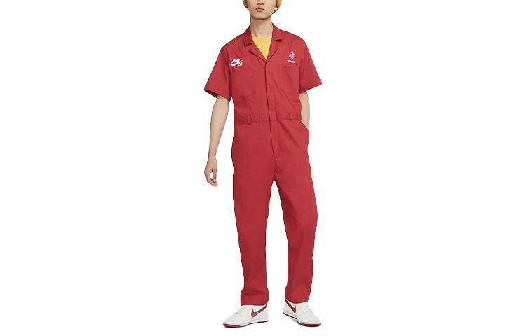 Nike Jumpsuits Men s Campus Red Suit Collar Moderate DM7701-636 S